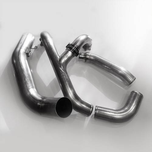 No Limit 6.7 Stainless Intake Piping Kit w/ Boot Kit