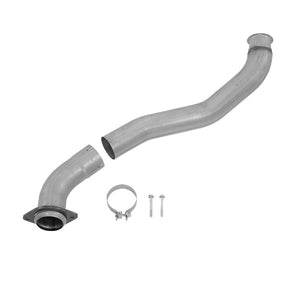 4" Turbo Down Pipe, AL, Ford F-250/350/450 6.4L Powerstroke 2008 - 2010