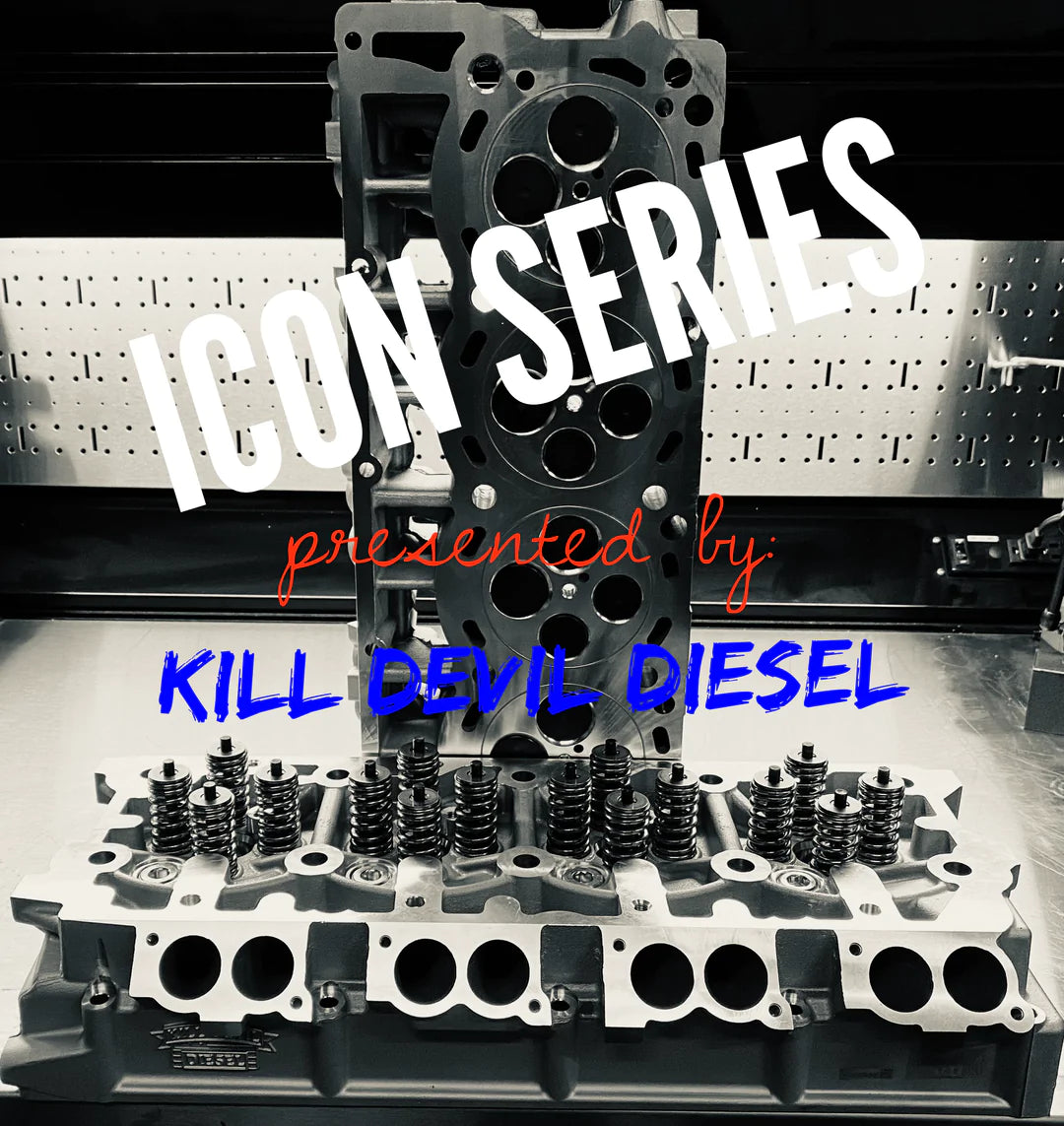 ICON Series Aluminum 0-Ringed 6.4 Cylinder Heads - Street Port